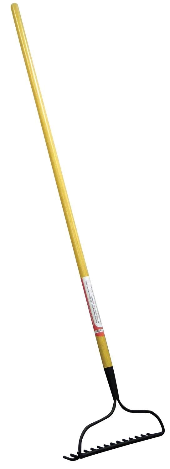 Corona Bow Head Rake with Wood Handle 14 Tines, Head 14-In