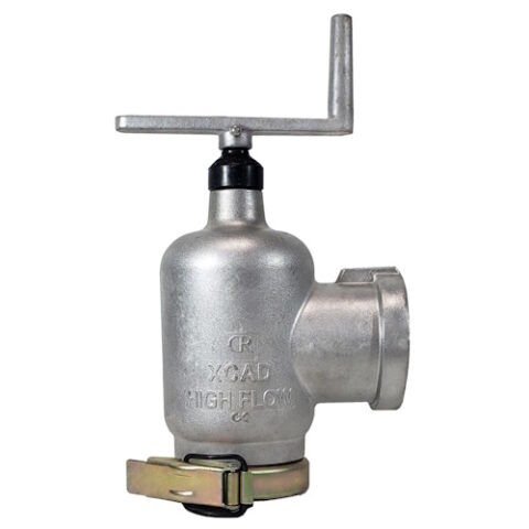 B.A. Fischer Aluminum Valve Opening Elbow, 4-In x 4-In