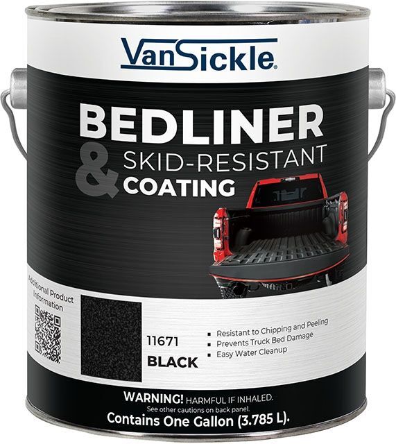 Van Sickle Paint Satin Black Bedliner & Skid-Resistant Coating, 1-Gal