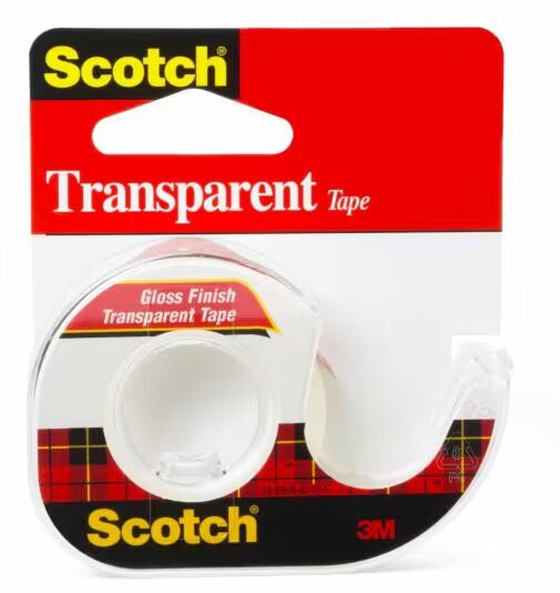 Scotch Transparent Tape Dispensered Roll