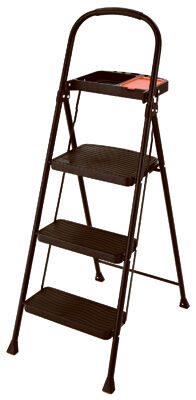 Rubbermaid Step Stool With Tray 3 Step Steel