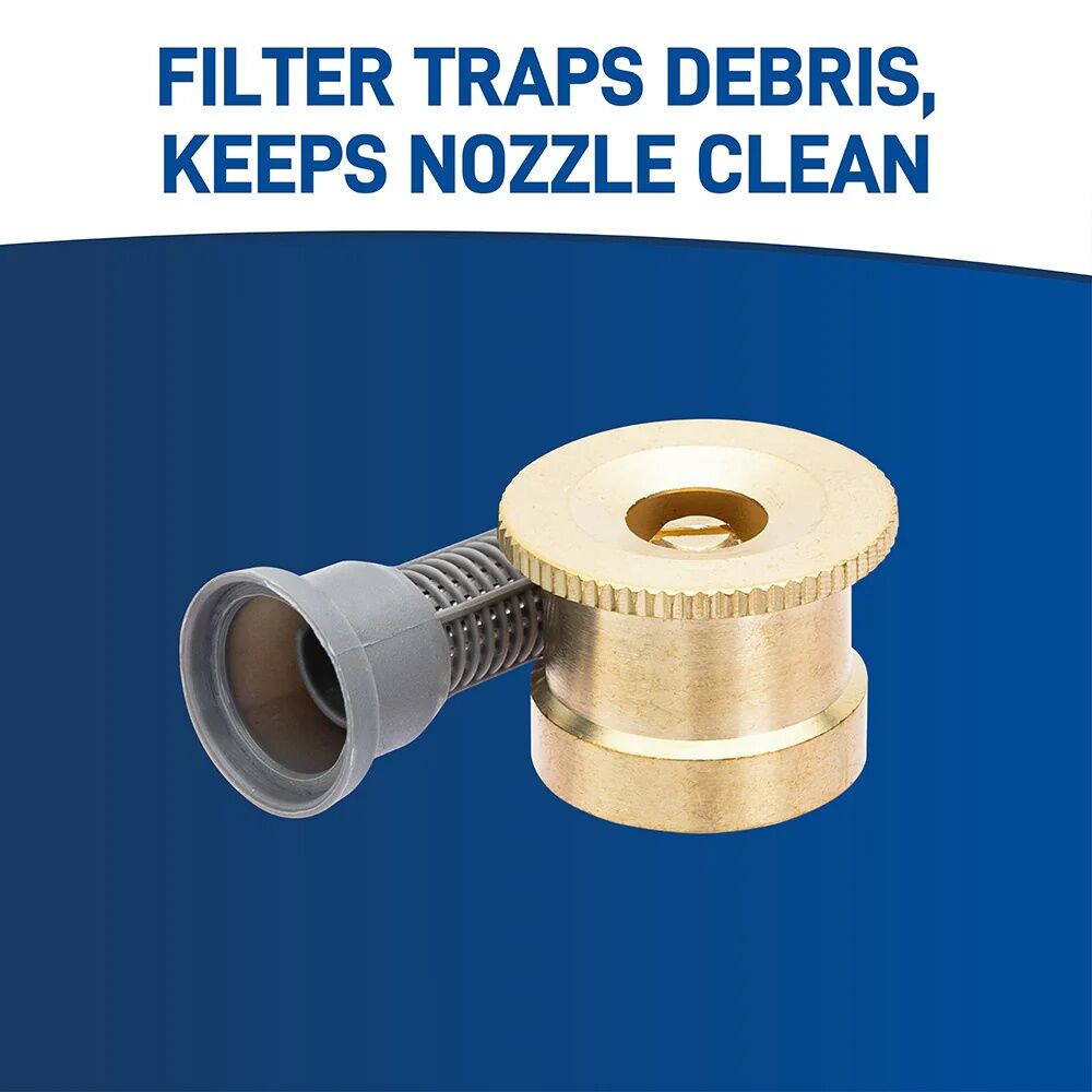 Orbit Brass 360° Pattern Sprinkler Spray Nozzle, 15-Ft