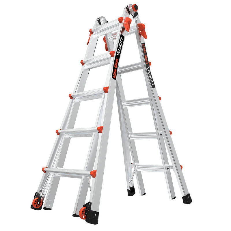 Little Giant Velocity Multi-Position Ladder, Type IA, Load Capacity 300-Lb, 22-Ft