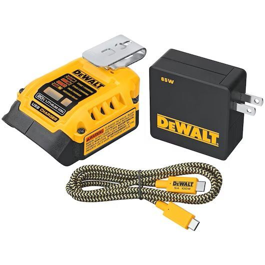 DEWALT 20-V Max/ FlexVolt 5-Amp USB Charging Kit