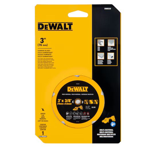 DEWALT Diamond Multi-Material Blade, 3-In