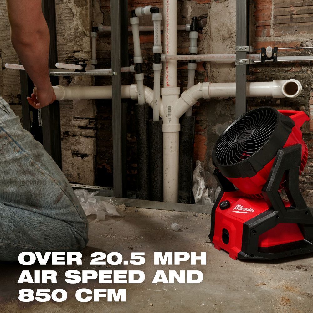 Milwaukee M18 Cordless/Corded Brushless Packout Compatible Fan (Tool Only)