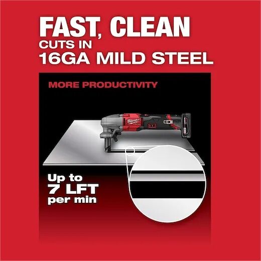 Milwaukee M12 Fuel Variable Speed Nibbler, 16-Ga