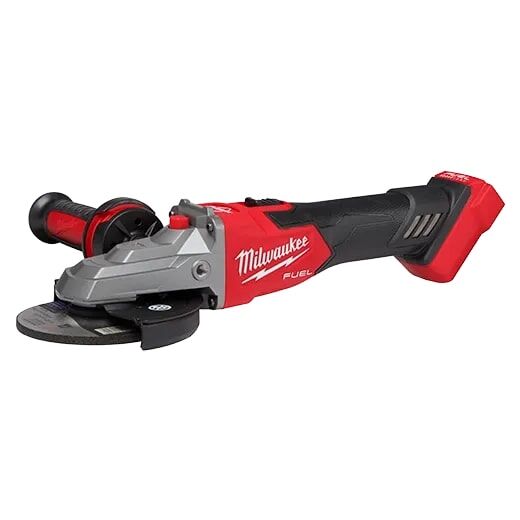 Milwaukee M18 FUEL 5-In Slide Switch Lock-On Flathead Braking Grinder