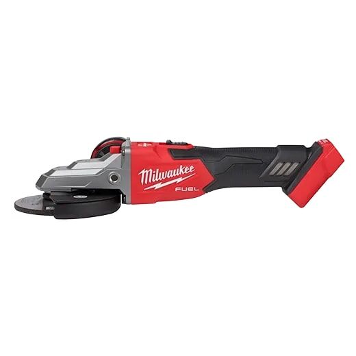 Milwaukee M18 FUEL 5-In Slide Switch Lock-On Flathead Braking Grinder