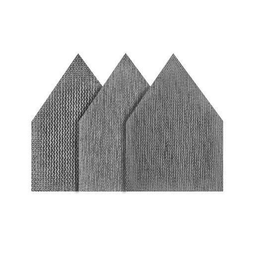Milwaukee Assorted 80, 120, & 180 Grit Mesh Sanding Sheets for M12 Fuel Orbital Detail Sander, 12-Pk