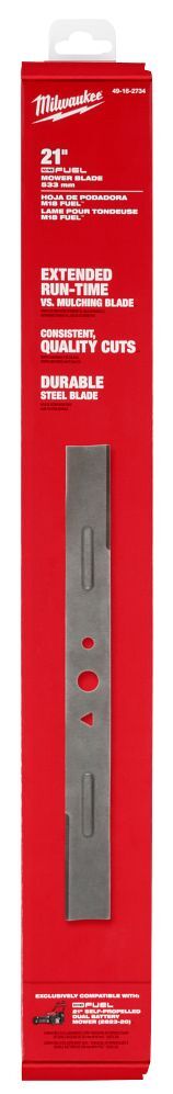 Milwaukee M18 Fuel Dual Battery Mower Blade, 21-In