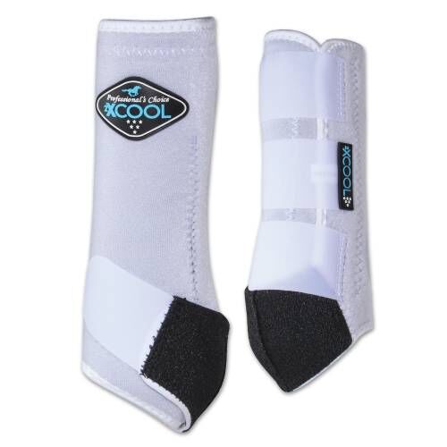 Professional's Choice White 2X Cool Sports Front Medicine Boot Pair