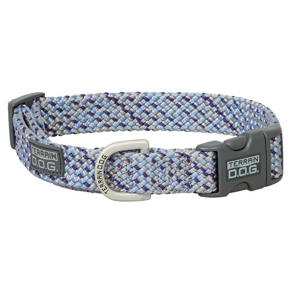 Terrain D.O.G. Medium Sky Blue/Silver/Purple Elevation Snap-N-Go Collar