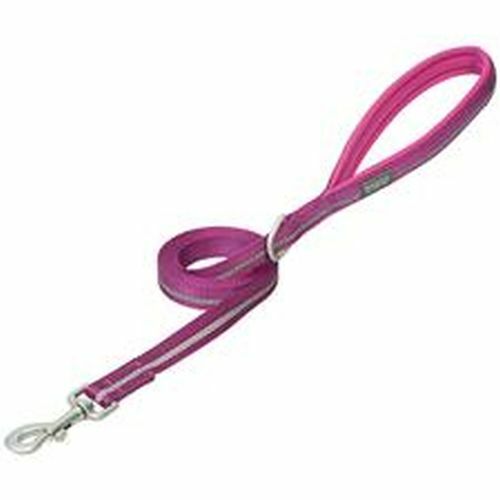 Weaver Leather Reflective Lined Dog Leash - Purple, 1 X 4 ft
