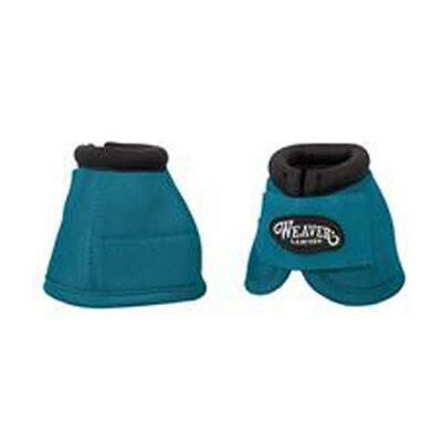 Weaver Leather Ballistic No Turn Bell Boots - Turquoise, M