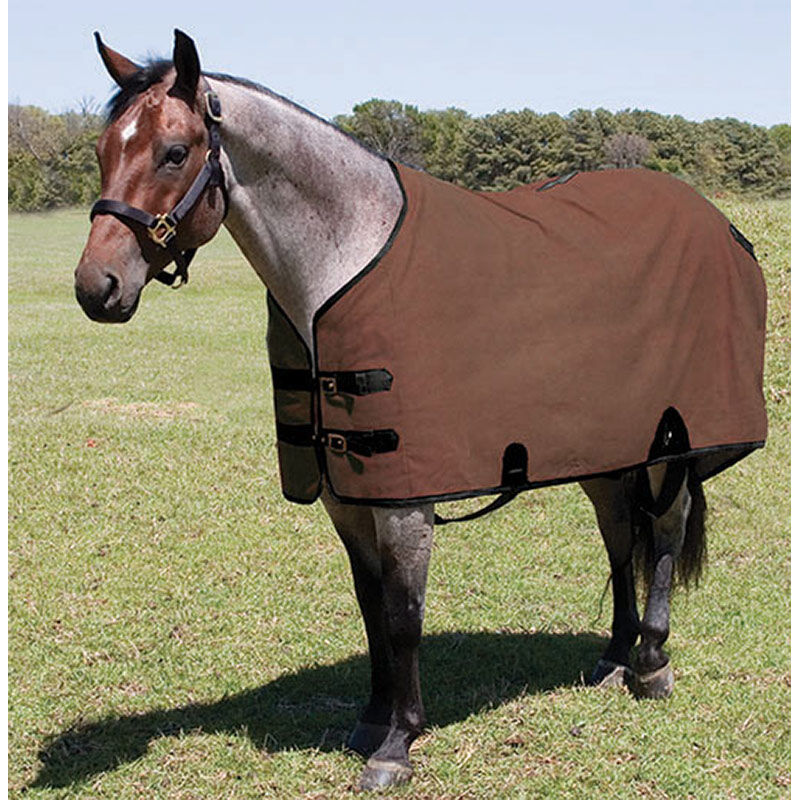 Mustang Manufacturing Brown Canvas Stable Blanket, 82-In