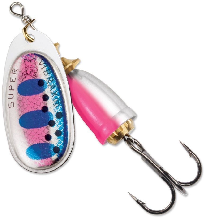 Blue Fox Classic Vibrax Rainbow Trout Spinner, #1, 1/8-Oz