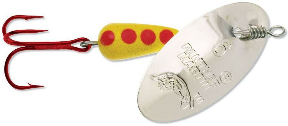 Panther Martin 1/16 Spinner With Red Hook - Silver