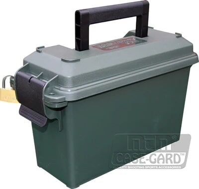MTM Case-Gard Green 30 Caliber Tall Ammo Can