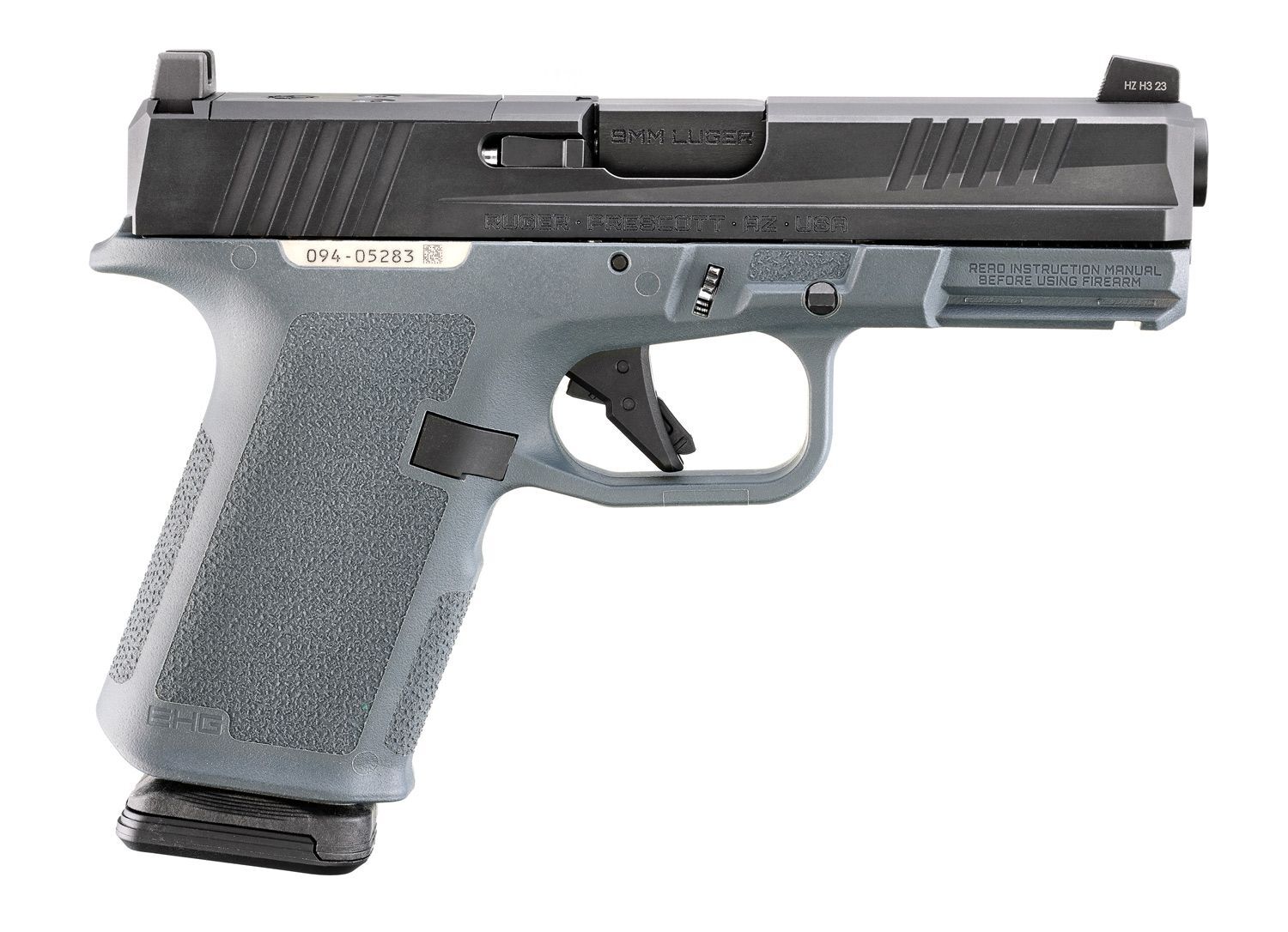 Ruger RXM 9mm Gray Compact Pistol, 10-Rd