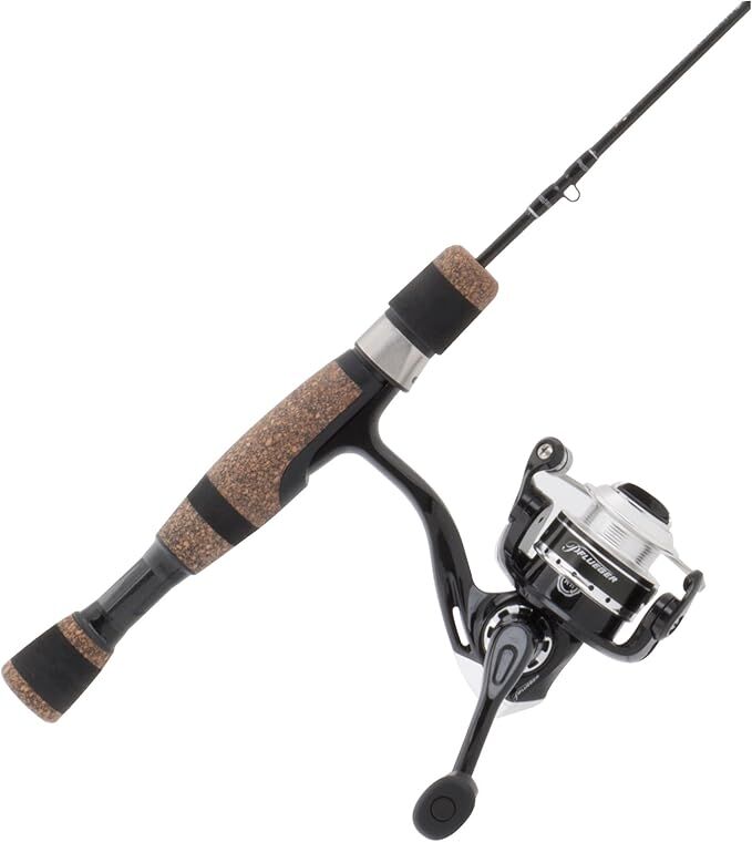 Penn Fenwick Nighthawk Ice Fishing Reel And Spinning Rod Combo, 28-In