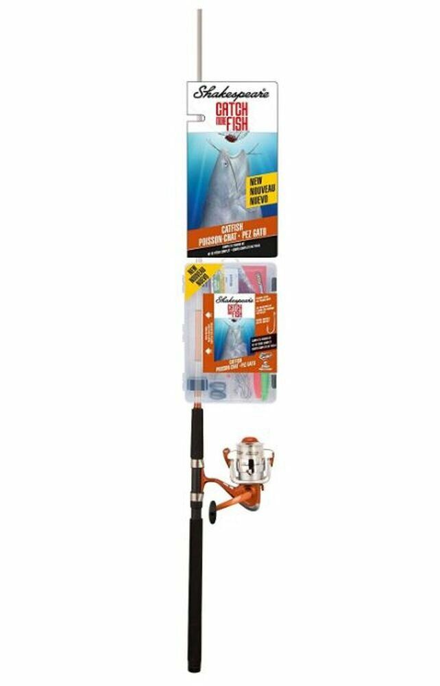Shakespeare Catch More Fish Catfish Spinning Kit