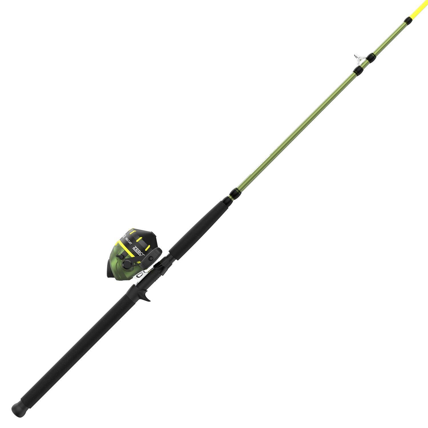 Zebco Big Cat Spincast Combo Medium Heavy, 2-Piece, 7-ft