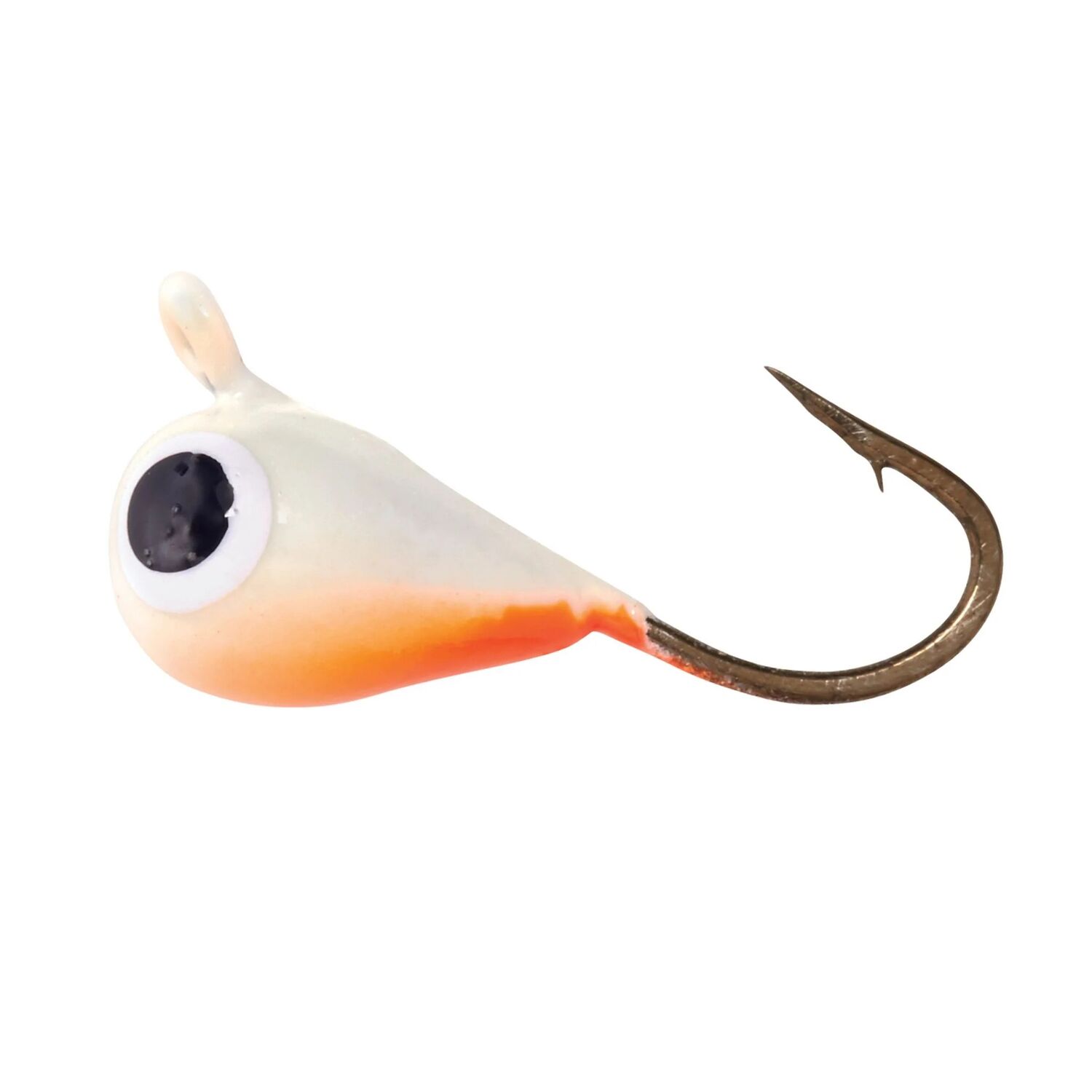 Eagle Claw Lazer Sharp Artic Tungsten Pearl Orange Ice Jig, #12, 1/24-Oz