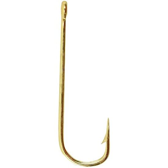 Vanguard Tackle Snelled Gold Aberdeen Hooks, #2, 6-Pk