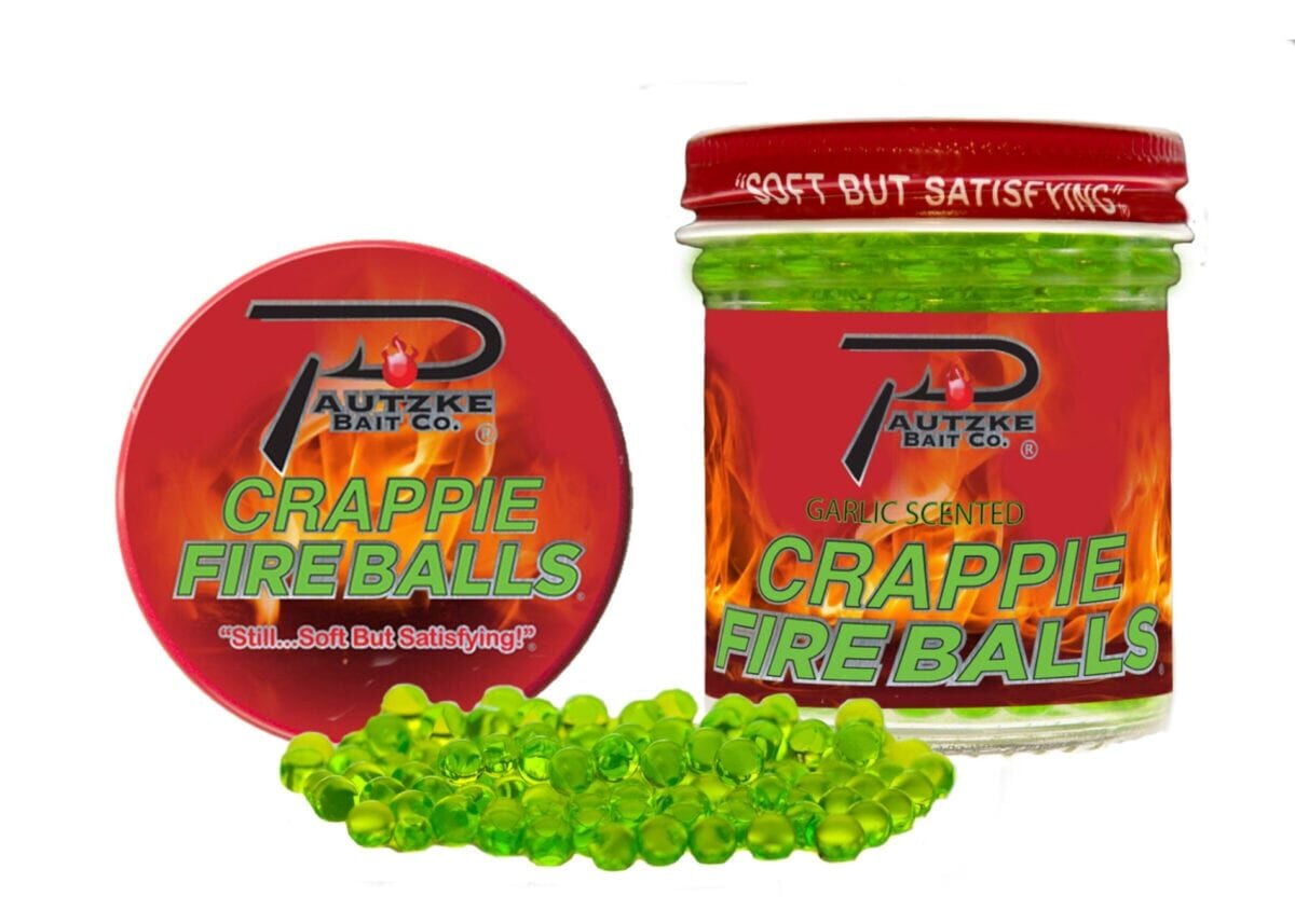 Pautzke Crappie Fire Balls Bait Chartreuse Garlic, 1.35-Oz