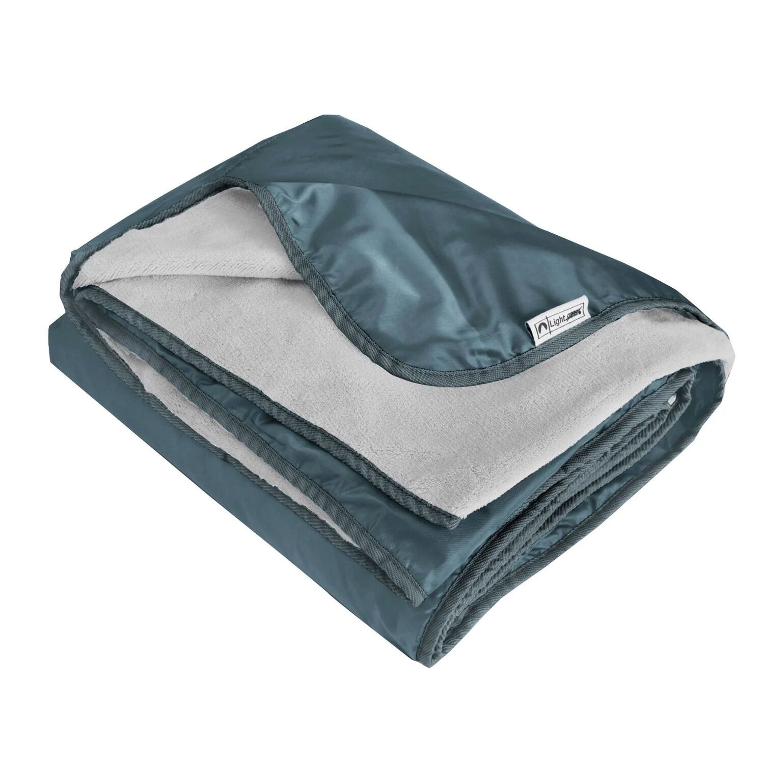 Lightspeed Plush Waterproof Stadium Blanket in Charcoal