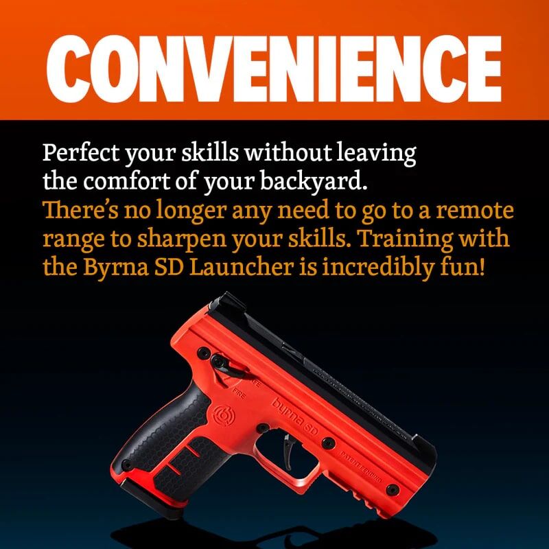 Byrna SD Launcher Safety Orange Universal Kit