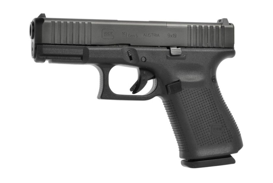 Glock 19 Gen5 MOS 9mm Compact Pistol, 15-Rd