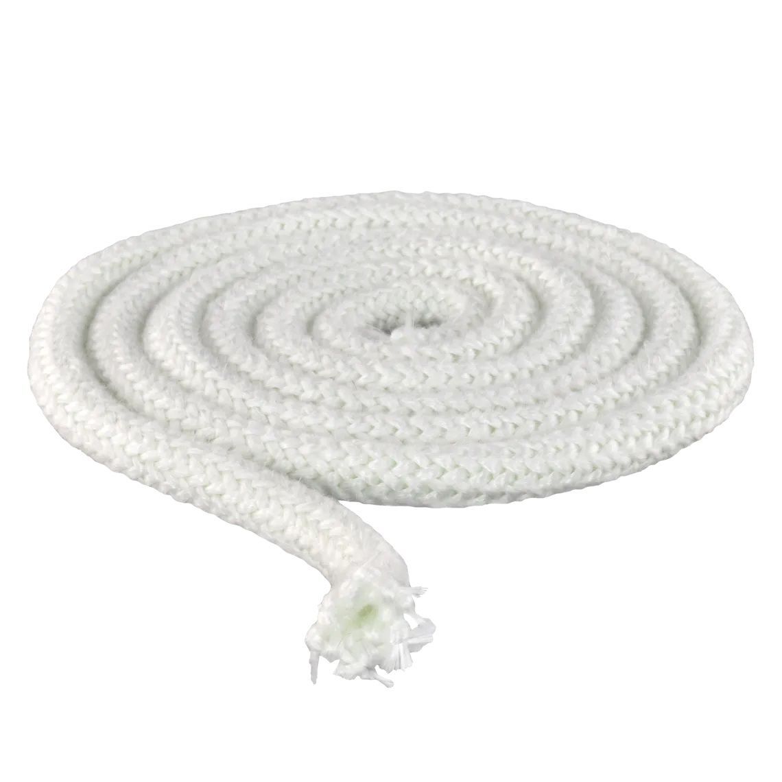 Imperial White Fiberglass Gasket Rope, 1/4-In x 6-Ft