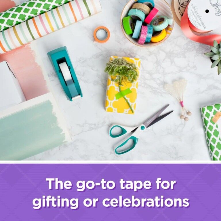 Scotch Gift-Wrap Tape Dispensered Roll, 650-In