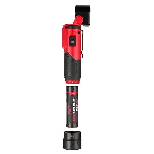 Milwaukee RedLithium USB Rechargeable Pivoting Flashlight, 500-Lm