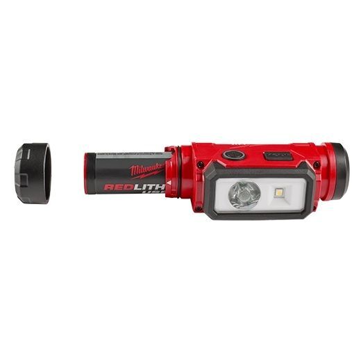Milwaukee RedLithium USB Rechargeable Hard Hat Headlamp, 600-Lm