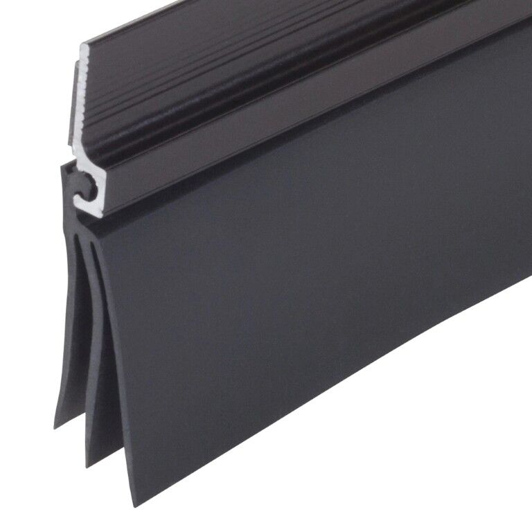 M-D Building Products Bronze Aluminum And Vinyl Cinch Self-Adhesive Door Sweep, 1/4 x 2 x 36-In