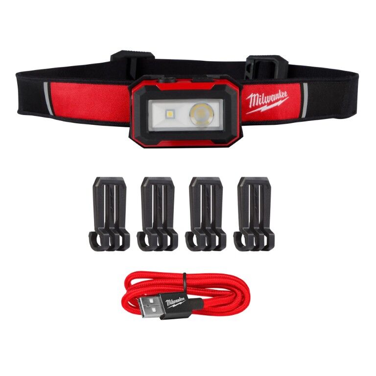 Milwaukee Rechargeable Magnetic Headlamp and Task Light, 450-Lm