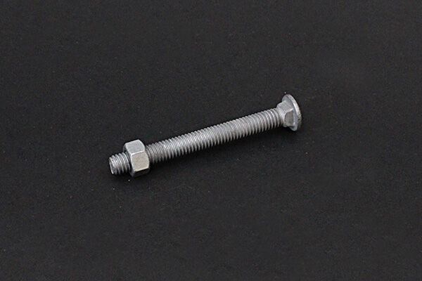 Stephens Pipe Steel Carriage Bolt With Nuts, 3/8-In x 3-In