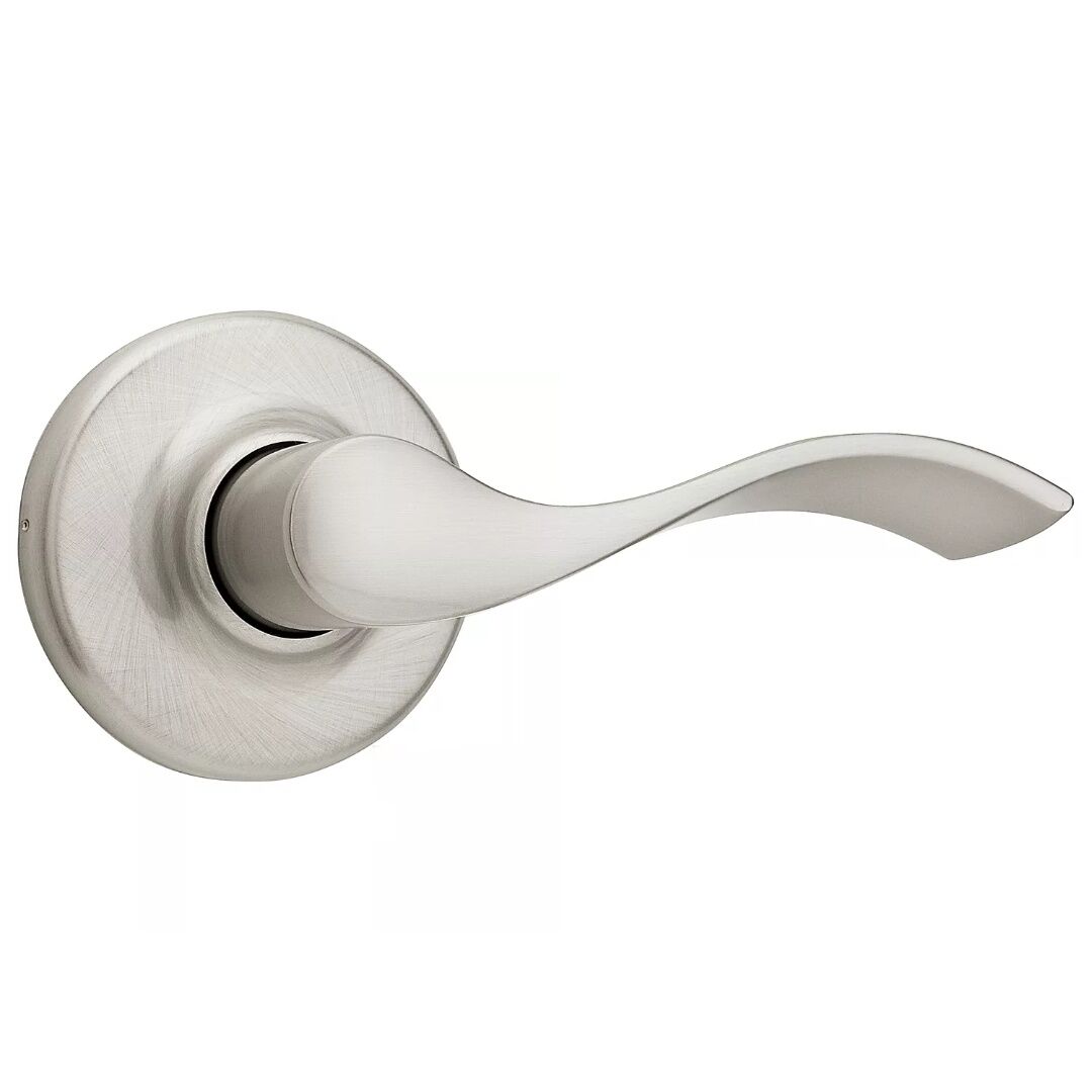 Kwikset Hall/Closet Satin Nickel Balboa Lever Door Knob