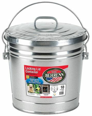Behrens Galvanized Steel Trash Can - 10 gal