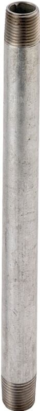 ProSource Galvanized Steel Pipe Nipple, 1 1/2-In Threaded x 1 1/2-In Threaded x 5-In