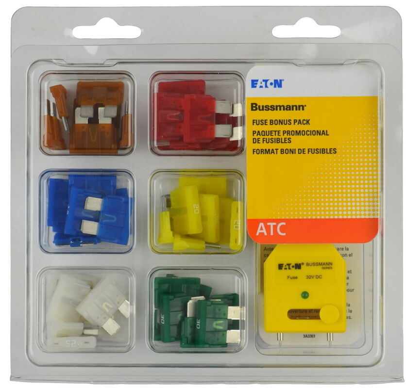 Bussmann NO.44 ATC Bonus Fuse Pack, 42-Pk