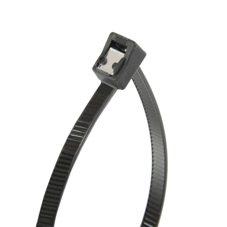 Gardner Bender Black Self Cutting Cable Tie, 8-In, 50-Lb