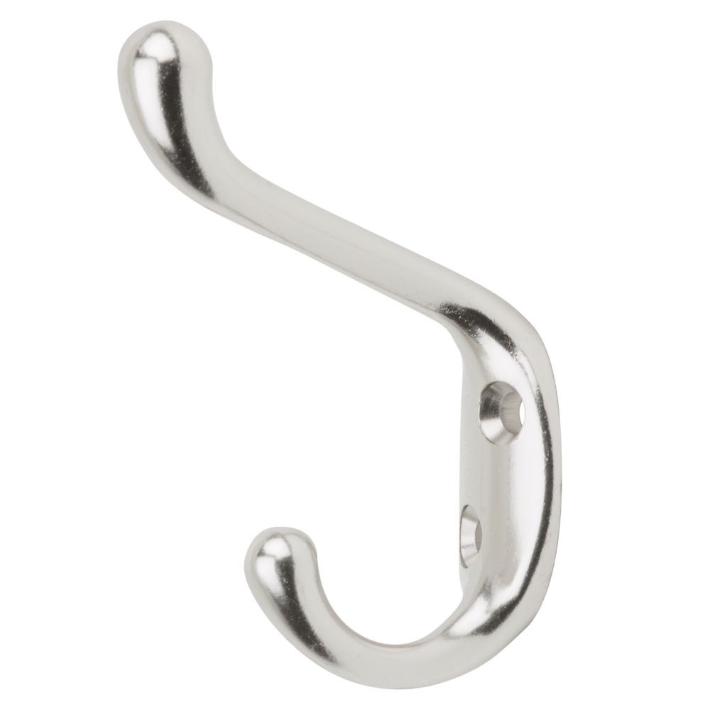 National Hardware Satin Nickel Heavy Duty Coat/Hat Hook
