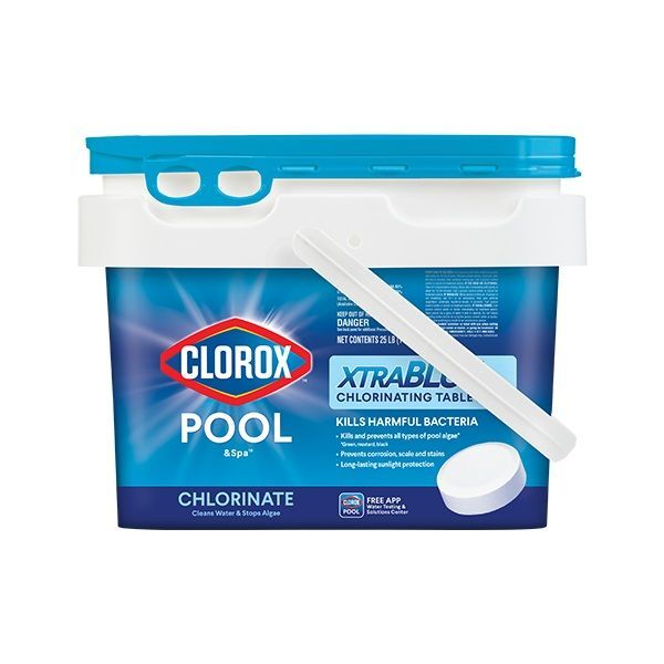 Clorox Pool & Spa XtraBlue Chlorinating Tablets, 25-Lb