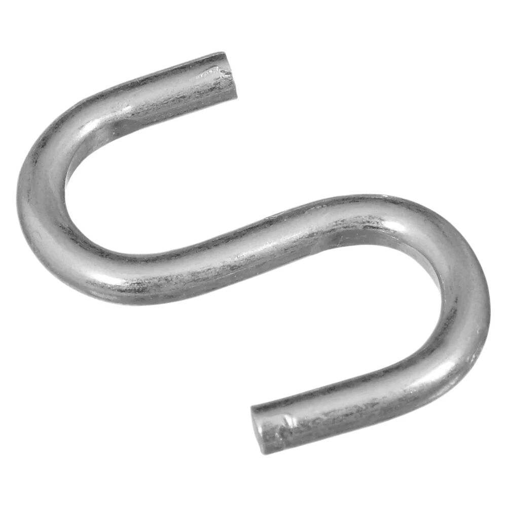 National Hardware Zinc Plated Open S Hooks, 1-In