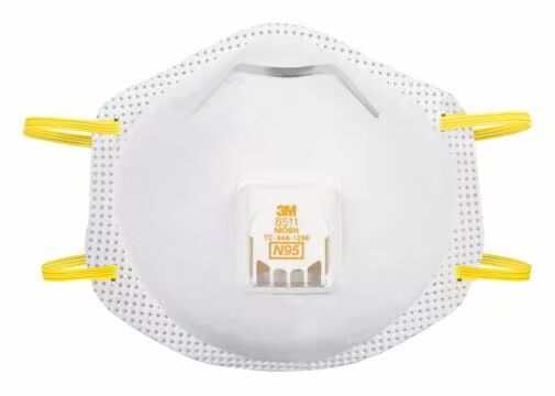 3M Cool Flow Valve Particulate respirator 8511