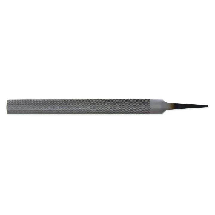 Crescent Half Round Double Cut Bastard File, 8-In